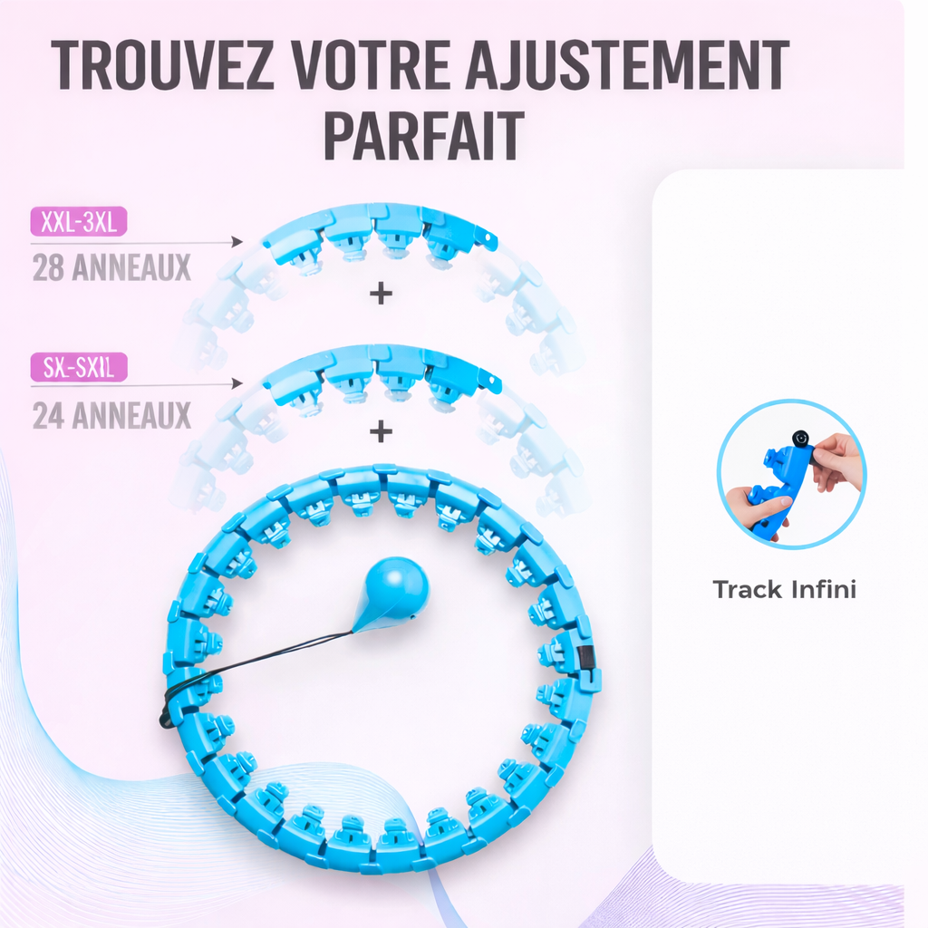 Hula Hoop Fitness Ajustable – Entraînement & Tonification | ParadiseHoop