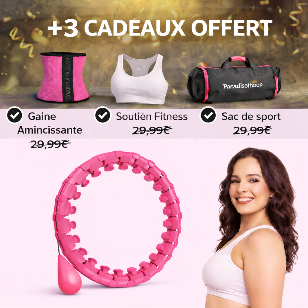 Hula Hoop Fitness Ajustable – Entraînement & Tonification | ParadiseHoop